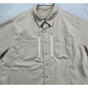 5.11 Tactical Shirt‎ Adult 2XL Beige Button Up Performance Hunting Military Mens